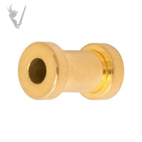 Valkyrie - Gold PVD Stainless steel screw on tunnel