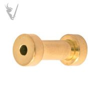 Valkyrie - Gold PVD Stainless steel screw on tunnel