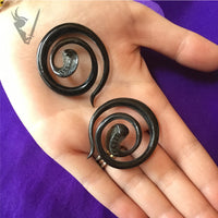 Valkyrie - Horn Snake Ear Hangers
