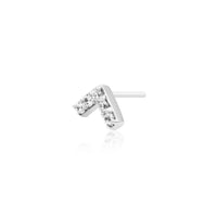 Junipurr - Chevron Swarovski®  Cz  - Threadless End