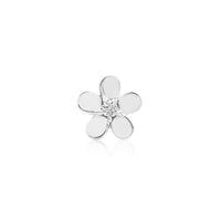 Junipurr - Gold Swarovski cz flower - Threadless End