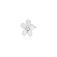 Junipurr - Gold Swarovski cz flower - Threadless End