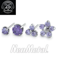 Neometal - Amethyst- From the vault - threadless end