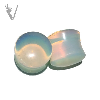 Valkyrie - Opalite  double flared  plugs