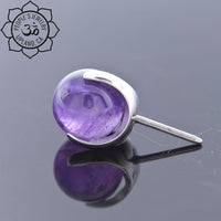 People's Jewelry - Titanium Prong set round