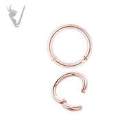 Valkyrie - Rose gold PVD Stainless steel  clicker rings