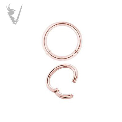 Valkyrie - Rose gold PVD Stainless steel  clicker rings