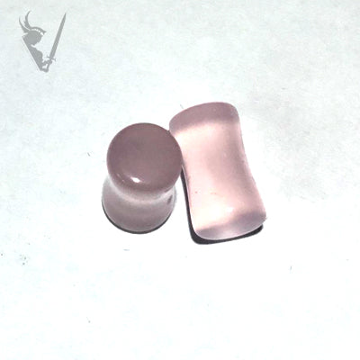 Valkyrie - Rose quartz  plugs