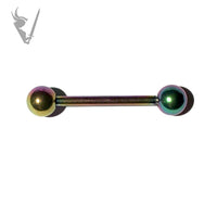 Valkyrie - Stainless steel coloured 14g barbells
