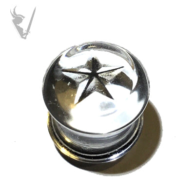 Valkyrie - Pyrex clear star plug