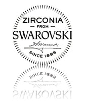Valkyrie - Titanium  cluster  belly banana w/swarovski® zirconia  (int threads)