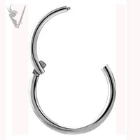 Valkyrie -Titanium plain clickers rings