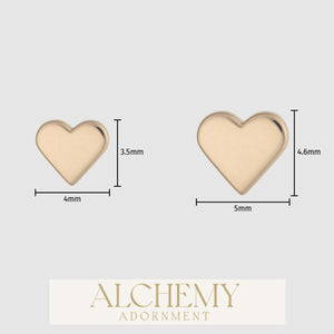 Alchemy Adornment - 14k Gold - Heart end