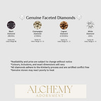 Alchemy Adornment - 14k Gold - Bezel Stone end
