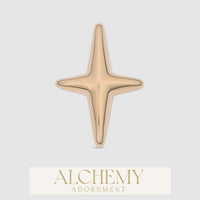 Alchemy Adornment - 14k Gold - Sparkle end
