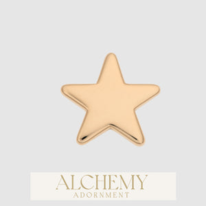 Alchemy Adornment - 14k Gold - Star end