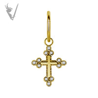 Valkyrie - Gold PVD charm set w/zirconia
