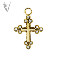 Valkyrie - Gold PVD charm set w/zirconia
