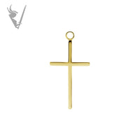 Valkyrie - Gold PVD - Classic cross charm
