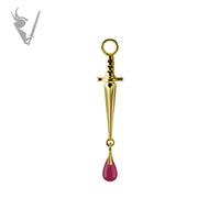 Valkyrie - CoCR/gold PVD - Knife Charm
