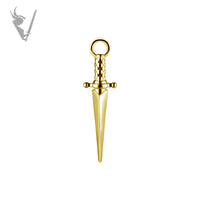 Valkyrie - CoCR/gold PVD - Knife Charm
