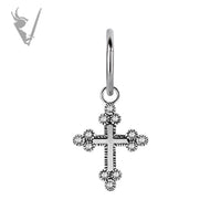 Valkyrie - Cross charm w/zirconia