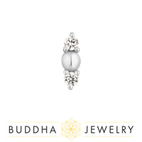 Buddha Jewelry Organics - Crushing - CZ - Threadless End
