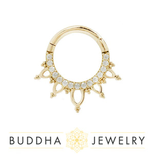 Buddha Jewelry Organics - Indra - 14k clicker - Threadless End