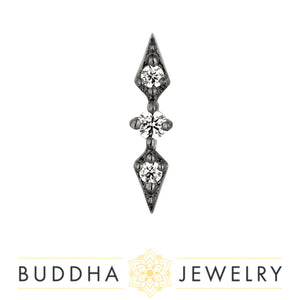 Buddha Jewelry Organics - Worthy - CZ - Threadless End