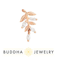 Buddha Jewelry Organics - Growth - CZ  - Threadless End
