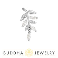 Buddha Jewelry Organics - Growth - CZ  - Threadless End
