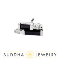 Buddha Jewelry Organics - Perspecttive - CZ/Spinel - Threadless End
