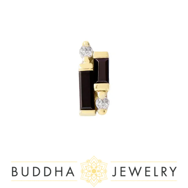 Buddha Jewelry Organics - Perspecttive - CZ/Spinel - Threadless End