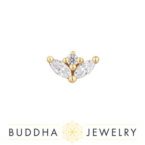 Buddha Jewelry Organics - Pur - CZ - Threadless End