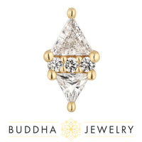 Buddha Jewelry Organics - Le Tigre - Cz - Threadless End
