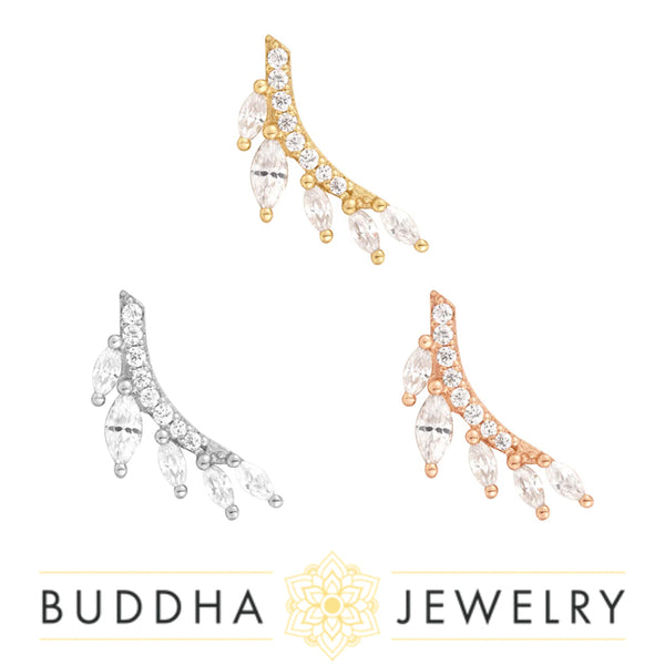 Buddha Jewelry Organics - Jardin - CZ - Threadless End