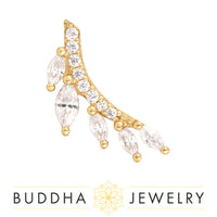 Buddha Jewelry Organics - Jardin - CZ - Threadless End
