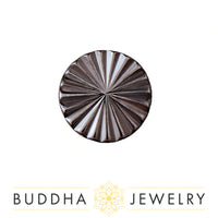 Buddha Jewelry Organics - Lazer Disk - Rhodium - Threadless End