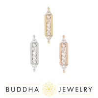 Buddha Jewelry Organics - Fearless cz - Threadless End
