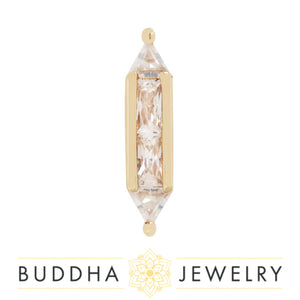 Buddha Jewelry Organics - Fearless cz - Threadless End