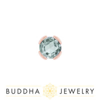 Buddha Jewelry Organics - Peekaboo Aquamarine - Threadless End
