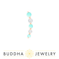 Buddha Jewelry Organics - Flow - Turquoise - Threadless End
