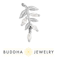 Buddha Jewelry Organics - Growth - CZ - Threadless End