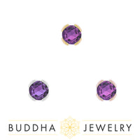Buddha Jewelry Organics - Peekaboo Amethyst - Threadless End
