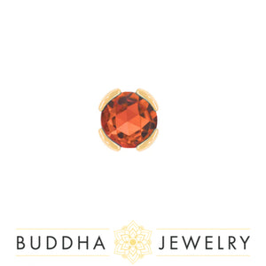 Buddha Jewelry Organics - Peekaboo Orange Garnet - Threadless End