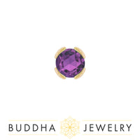 Buddha Jewelry Organics - Peekaboo Amethyst - Threadless End
