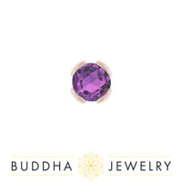 Buddha Jewelry Organics - Peekaboo Amethyst - Threadless End

