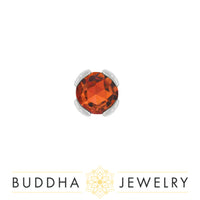 Buddha Jewelry Organics - Peekaboo Orange Garnet - Threadless End
