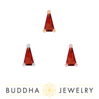 Buddha Jewelry Organics - Seek - Garnet Threadless End
