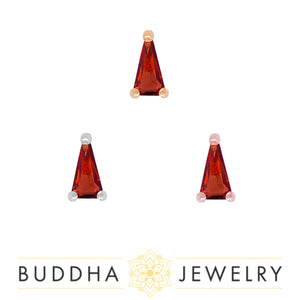 Buddha Jewelry Organics - Seek - Garnet Threadless End